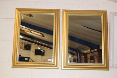 Lot 236 - Pair of modern wall mirrors