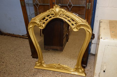Lot 240 - Modern wall mirror in moulded glass fibre frame