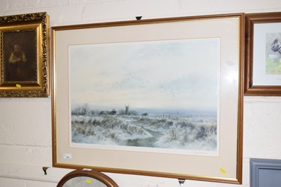 Lot 259 - Coloured print, after Collin Burns framed and...