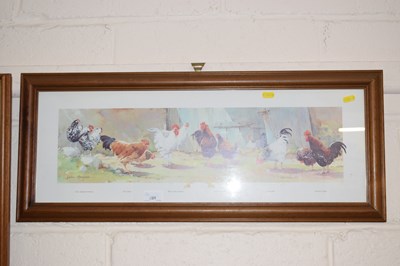 Lot 261 - Coloured print, rare breeds poultry