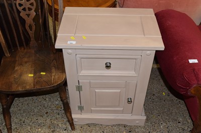 Lot 283 - Painted bedside cabinet