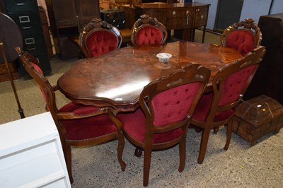 Lot 289 - Reproduction Italian style dining table and...