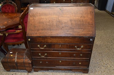 Lot 291 - Georgian oak bureau