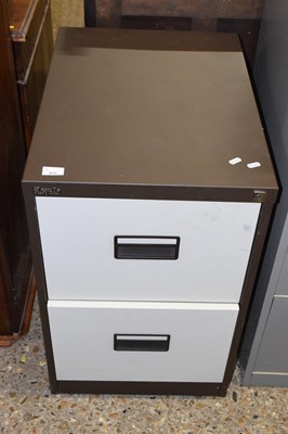 Lot 318 - Two drawer metal filing cabinet