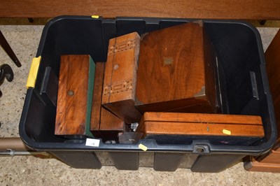 Lot 328 - Writing, cutlery and other other wooden boxes...