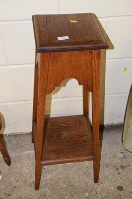 Lot 343 - Oak two tier plant stand