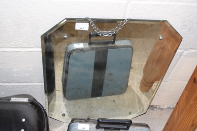 Lot 347 - Early 20th century wall mirror
