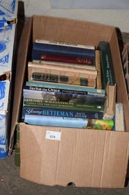 Lot 574 - One box mixed books