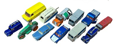 Lot 221 - A mixed lot of various playworn die-cast...