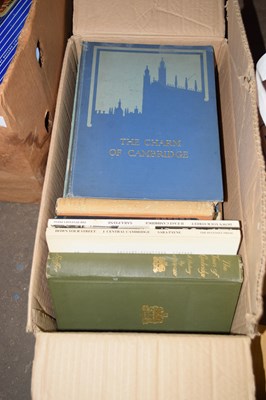 Lot 587 - One box books, Cambridge interest