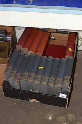 Lot 590 - Two boxes mixed books to include the diary of...