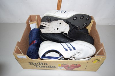 Lot 644 - Box of golf shoes