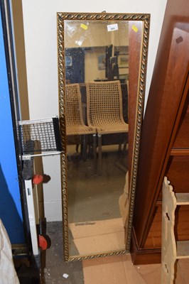 Lot 693 - Gilt framed wall mirror