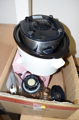 Lot 698 - One box various kitchen appliances