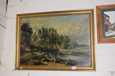 Lot 722 - Coloured print after Constable