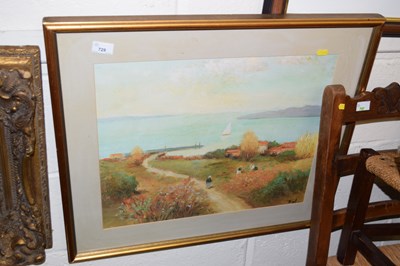 Lot 729 - Coloured print La Mer Dyf