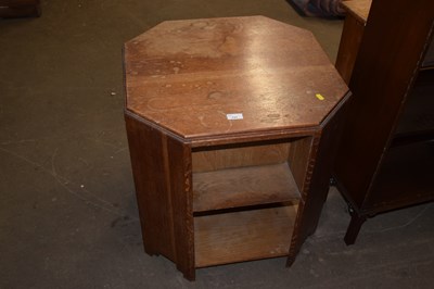 Lot 731 - 1930s oak combination book case and table
