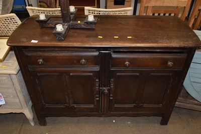 Lot 748 - Dark Ercol sideboard