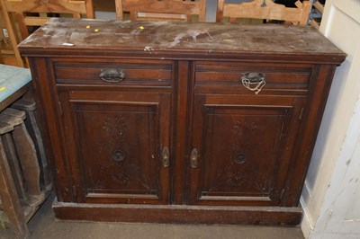 Lot 751 - Late Victorian sideboard