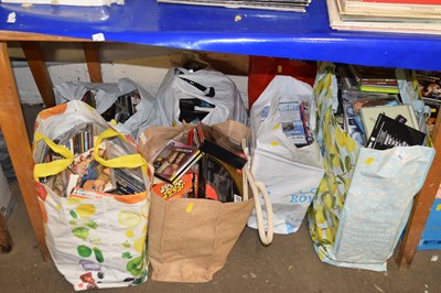 Lot 681 - Five bags various dvd's and cd's