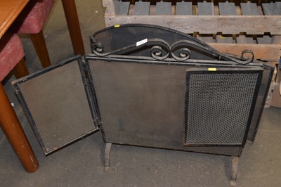 Lot 772 - Two folding spark guards