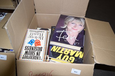 Lot 802 - One box mixed books