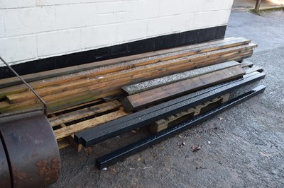 Lot 887 - Qty various lengths of post and rail fencing...
