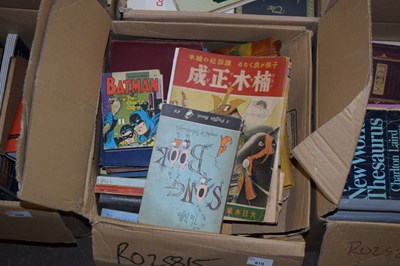 Lot 810 - Box mixed books - paperbacks and novels