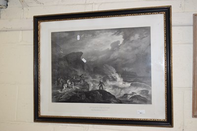 Lot 824 - Engraving entitled Scarborough