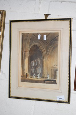 Lot 846 - Anti chappel of Jesus college print