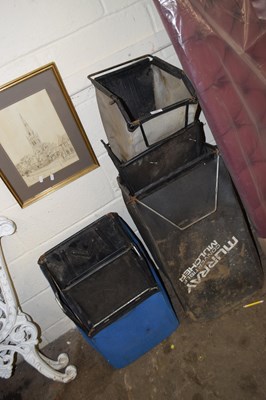 Lot 849 - Qty of lawnmower baskets?