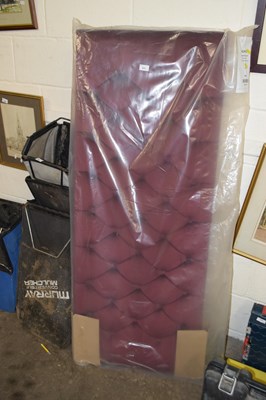 Lot 851 - Buttoned double bed headboard