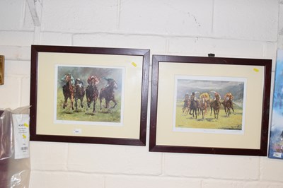 Lot 852 - Pair of Margaret Barrett signed limited...