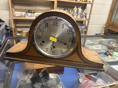 Lot 141A - Domed mantle clock
