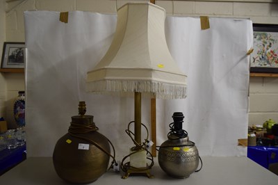 Lot 3 - Group of three table lamps