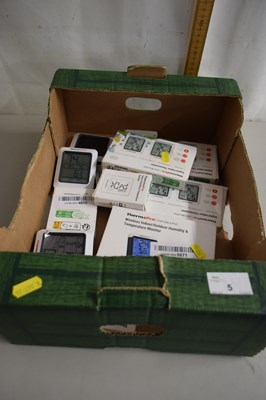Lot 5 - Box of digital thermometers