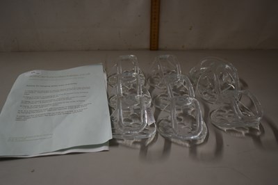 Lot 17 - Group of hanging glass drapes