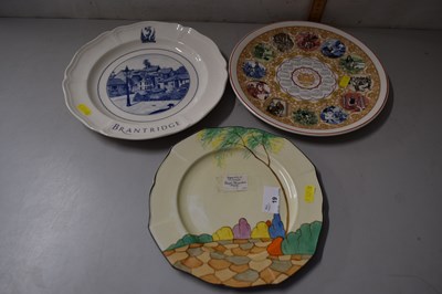 Lot 19 - Art deco Royal Staffordshire plate and others
