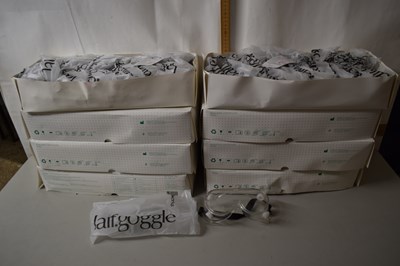 Lot 39 - Eight boxes of safety goggles, fifteen in each...