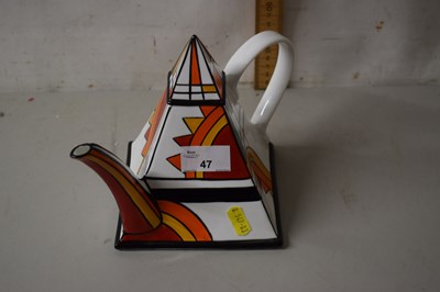 Lot 47 - Brian Wood Jazz teapot