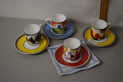 Lot 73 - Group of four Wedgewood Clarice Cliff...