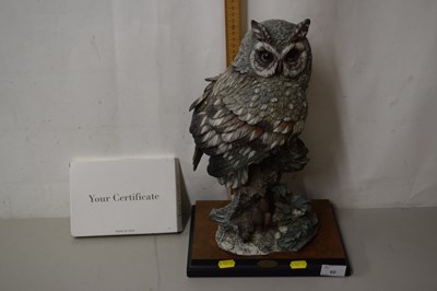 Lot 80 - Armani Florance model of an owl