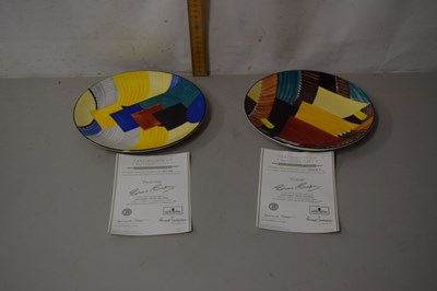 Lot 89 - Wedgewood Susie Cooper plates, pyramid and...