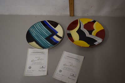 Lot 101 - Wedgewood Susie Cooper plates, clouds and...