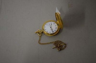 Lot 115 - Limit gents gold plated pocket watch