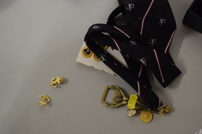 Lot 126 - Mixed lot of Navy buttons, novelty brass...