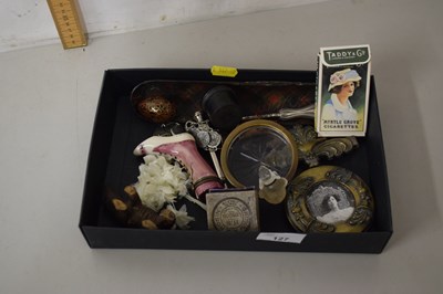Lot 127 - Mixed assorted items to include a shoe shaped...