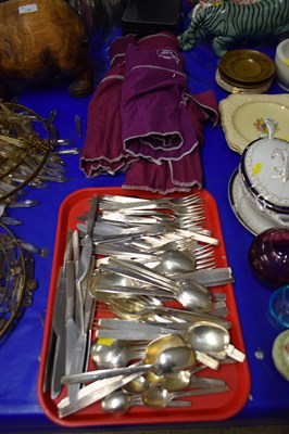 Lot 146 - Qty various silver plated cutlery to include...