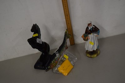 Lot 162 - Royal Doulton figure 'Country Lass', Beswick...