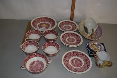 Lot 187 - Qty of masons vister tea wares and other...